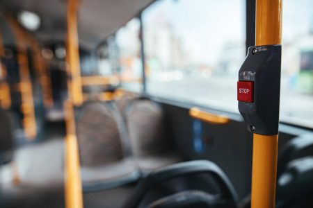 Stop bell on bus